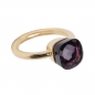 Preview: Ring Amethyst lila eckig1
