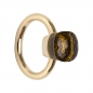 Preview: les bobos Ring mit Quarz, braun vergoldet